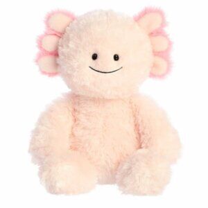 Aurora Pink Plush Axolotl